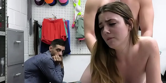 big cock,blowjob,boyfriend,caught,doggystyle,hardcore,police,pov,shoplyfter,small tits,spy,teen